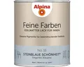 Produktbild: Alpina Feine Farben edelmatter Lack für Innen #16 Steinblaue Schönheit 750ml