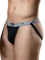Produktbild: MM String MM Original Edition Jockstrap - Taillenband 3 cm/1'' - schwarz/grau XL