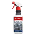 Produktbild: MELLERUD Bad & Sanitär Kraftreiniger | 1 x 0,5 l | Wirksames Spray gegen Kalk- & Wasserflecken im Badezimmer