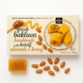 Produktbild: Griechisches Baklava mit Katafi, Mandeln und Honig-Attika-Blau 175 g Kekse