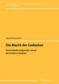 Produktbild: Die Macht der Gedanken: Eine kritische Analyse der Lehren des Positiven Denkens (Schriften zur Sprechwissenschaft und Phonetik)
