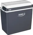 Produktbild: Zorn Kühlbox elektrische ZA24 12V Anschluss Auto & Caravan grau/weiß  21,9 L