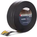 Produktbild: Holzbrink - Weichsockelleiste selbstklebend pvc 50x20mm, 25 m Winkelleiste für Küchenarbeitsplatte, Bodenbelag Eckleiste selbstklebend Farbe: Schwarz