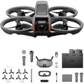 Produktbild: DJI Drohne Avata 2 Fly Smart Combo, mit FPV-Brille und 3 Akkus, 4K/60fps, 12MP Kamera, 23 min Flugzeit, 377 g