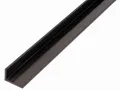 Produktbild: Alberts 479077 Winkelprofil | Kunststoff, schwarz | 1000 x 40 x 10 mm