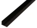 Produktbild: Alberts Winkelprofil L-Profil Winkelleiste Kunststoff, schwarz 1000 x 40 x 10 mm