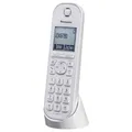 Produktbild: Panasonic KX-TGQ200GW CAT-iq Telefon (schnurlos, CAT-iq 2.0 kompatibel, Freisprechmodus, Anrufersperre, Eco-Plus, digitales Telefon) weiß