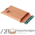 Produktbild: 100 Versandtaschen aus Wellpappe DIN A5 288 x 200 x -52 mm Karton-Versandtasche