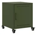 Produktbild: vidaXL Nachttisch Nachttisch Olivgrün 36x39x43,5 cm Stahl