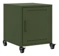 Produktbild: vidaXL Nachttisch Nachttisch Olivgrün 36x39x43,5 cm Stahl (1-St)