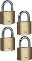 Produktbild: YE Y110B401224 - Vorhängeschloss, Messing, 40 mm, 4 Stück