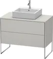 Produktbild: Duravit XSquare Konsolenwaschtischunterbau bodenstehend, 2 Auszüge, 1000x778x548mm, XS492100707