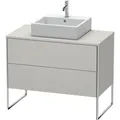 Produktbild: Duravit XSquare Waschtisch-Unterschrank XS492100707 100x53,8x54,8cm, 2 Auszüge, Betongrau matt