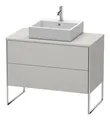 Produktbild: Duravit Xsquare Waschtischunterbau für Konsole 2 Auszüge 1000 x 548 x 778 mm Betongrau Matt - XS492100707