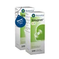 Produktbild: Sinupret® Saft im Sparset 2x100ml – gezielte Hilfe für Kinder bei festsitzendem Schnupfen. Löst den Schleim, öffnet die Nase und befreit den Kopf mit der 5-Pflanzenkombination