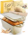 Produktbild: Krustenzauber Brotbackform Brotbackform Gusseisen Topf Brot Backen [inkl. Gärkorb]