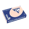 Produktbild: Clairefontaine 1104C - Ries Druckerpapier / Kopierpapier Trophee, intensive Farben, DIN A4, 160g, 250 Blatt, Lachs, 1 Ries