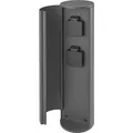 Produktbild: CMD 9016 Steckdosensäule Aluminium anthrazit 2 x Steckdose