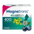 Produktbild: RelaxPlus, 400mg Magnesium, DirektgranulatSticks mit Blaubeergeschmack, für M...