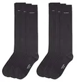 Produktbild: Camano Unisex Kniestrümpfe CA Kneehigh 6er Pack, Größe:43-46, Farbe:Black (0005)