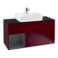 Produktbild: V&B Waschtischunterschrank Finion 120cm, Pl b m, Rg li md bl. m Lac, Peo m