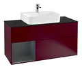 Produktbild: Villeroy & Boch Finion Waschbeckenunterschrank für Becken mittig Regal links...