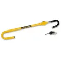 Produktbild: alca® Lenkradschloss Kupplungsschloss + Tasche + 3 Sicherheitsschlüssel I verstellbar von 51 - 73 cm Abstand I