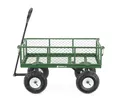 Produktbild: Gorilla Carts Gartenwagen aus Stahl mit abnehmbaren Seiten mit Einer Kapazität von 180 kg, Grün
