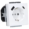Produktbild: Busch Jaeger 20EUCB2USBAC-84 Steckdose USB AC Safety+ Plattform 63 Studioweiß