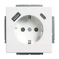 Produktbild: Busch-Jaeger 20 EUCB2USBAC-84 SCHUKO® USB-Steckdose, A/C future® linear, Studiow