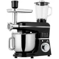 Produktbild: Küchenmaschine 3200 W 6L Edelstahl 6 Stufen 12-tlg Schwarz Retoo