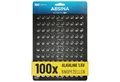 Produktbild: ABSINA 100er Pack Alkaline Knopfzellen Batterien - AG1 AG3 AG4 AG10 AG13 Knopfzelle, (1 St)