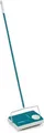 Produktbild: Leifheit Teppichkehrer Regulus Türkis für die schnelle Reinigung, Teppichreinigung verschiedener Teppiche, Teppichkehrer ohne Strom mit 3 Kehrbürsten