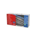 Produktbild: Konstsmide LED Globelichterkette, runde Dioden, 80 warm weiße Dioden, 24V Außentrafo, schwarzes Kabel - 3691-107