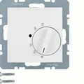 Produktbild: Berker 20261909 Temperaturregler mit Wechsler und Zentralstück, S.1/B.3/B.7, pol