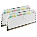 Produktbild: CORSAIR Dominator Platinum RGB weiß DIMM Kit 32GB, DDR5-6200, CL36-39-39-76, on-die ECC