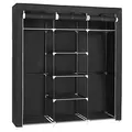Produktbild: SONGMICS Stoffschrank, RYG12B schwarz 150,0 x 45,0 x 175,0 cm, 1 St.