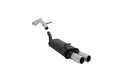 Produktbild: OMAC Auspuff-Flexrohr Novus Sportauspuff für Audi A3 Seat Leon VW Golf 4 New Beetle 2x76mm, (1-tlg), Leicht austauschbar - Doppelter Ausgang