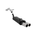 Produktbild: Novus Sportauspuff für Audi A3 Seat Leon VW Golf 4 VW New Beetle 2x76mm mit ABE