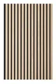 Produktbild: Akustikpaneele Holz | je 120x56cm - 1,366 m² - | Echtholz-Furnier (Eiche) & Akustik-Filz (Schwarz) | Wandverkleidung, Geräuschunterdrückung, Schalldämmung, Akustikpaneel, Farbe HWZ:New Light Oak