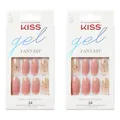 Produktbild: KISS Gel Fantasy Collection Nails Ready To Wear   85700 Künstliche Nägel 2 Stk.