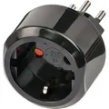 Produktbild: Brennenstuhl 1508642 Netzstecker-Adapter Typ J (CH) Schwarz