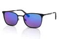 Produktbild: Superdry Sonnenbrille Vintage Duo 027 Matt Schwarz / Oil Slick Spiegel