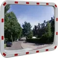 Produktbild: Verkehrsspiegel Konvex Viereckig 40×80 cm mit Reflektoren - Vidaxl