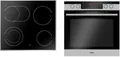 Produktbild: Amica EHCX 934 600 E EEK: A Einbauherd-Set mit Glaskeramikkochfeld, 77 L, Zweikr
