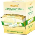 Produktbild: Hellma Saft Zitrone, Portionssticks, je 4ml, 100 Stück
