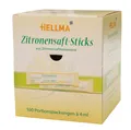 Produktbild: Zitronensaft-Sticks 100 Stk. je 4 ml säuerlich - 400 ml Vorrats-Box - Konzent...