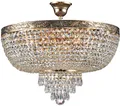 Produktbild: Antikes Gold Glamour Klassisch Kristall Deckenlampe Deckenleuchte IP20