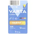 Produktbild: Varta Batterie Alkaline, Mignon, AA, LR06, 1.5V Longlife, Retail Box (12-Pack)
