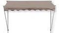 Produktbild: Klemmmarkise Ontario 205x130cm Taupe  Balkonmarkise höhenverstellbar von
